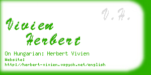 vivien herbert business card